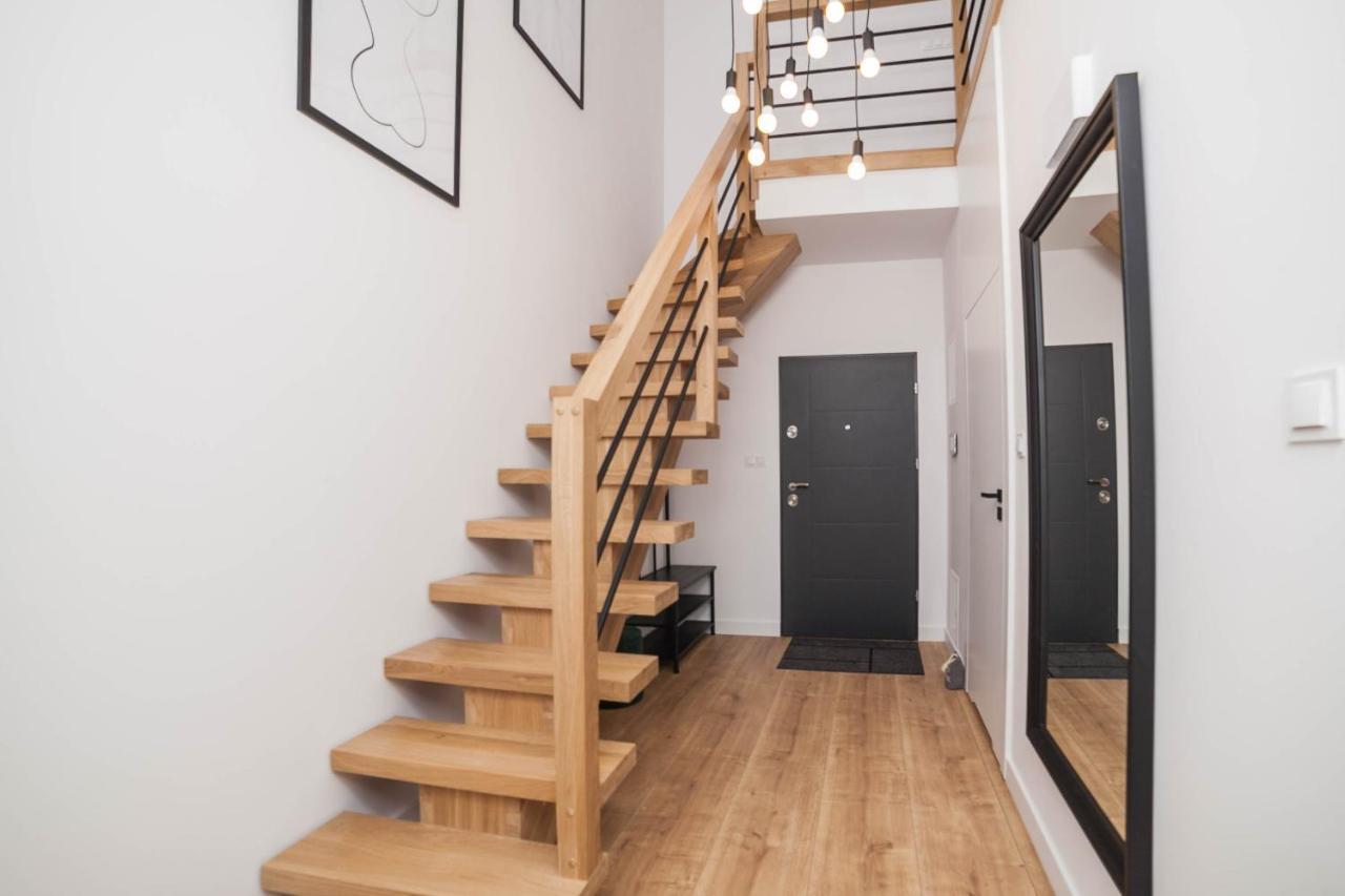 Mragowo Dwupoziomowy Apartament Indygo 85M2 Z Widokiem Na Jezioro 외부 사진
