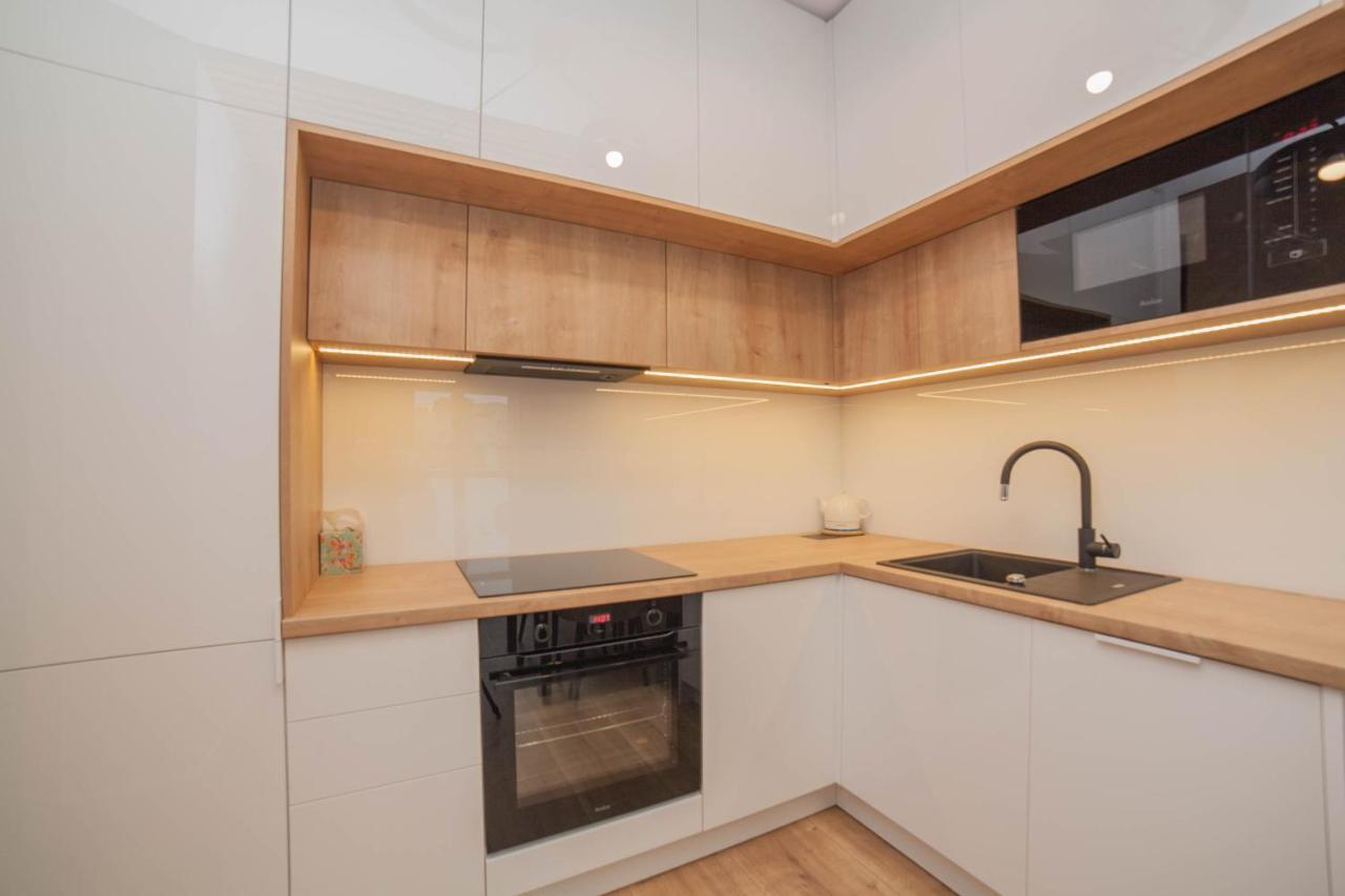 Mragowo Dwupoziomowy Apartament Indygo 85M2 Z Widokiem Na Jezioro 외부 사진