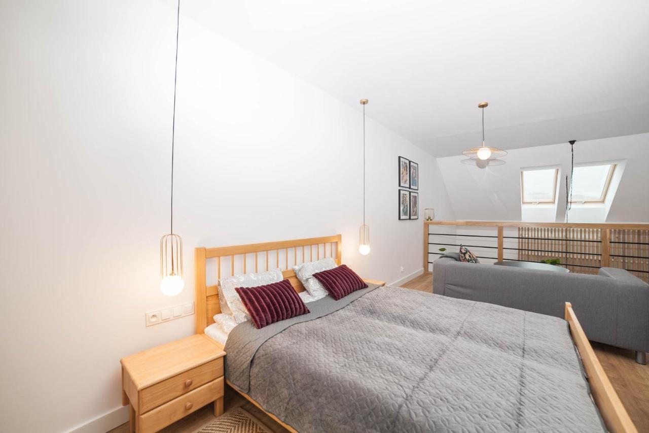 Mragowo Dwupoziomowy Apartament Indygo 85M2 Z Widokiem Na Jezioro 외부 사진