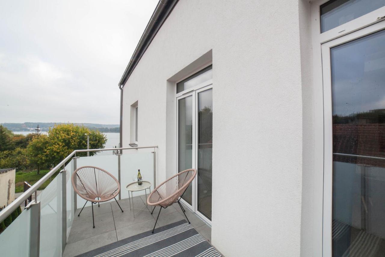 Mragowo Dwupoziomowy Apartament Indygo 85M2 Z Widokiem Na Jezioro 외부 사진